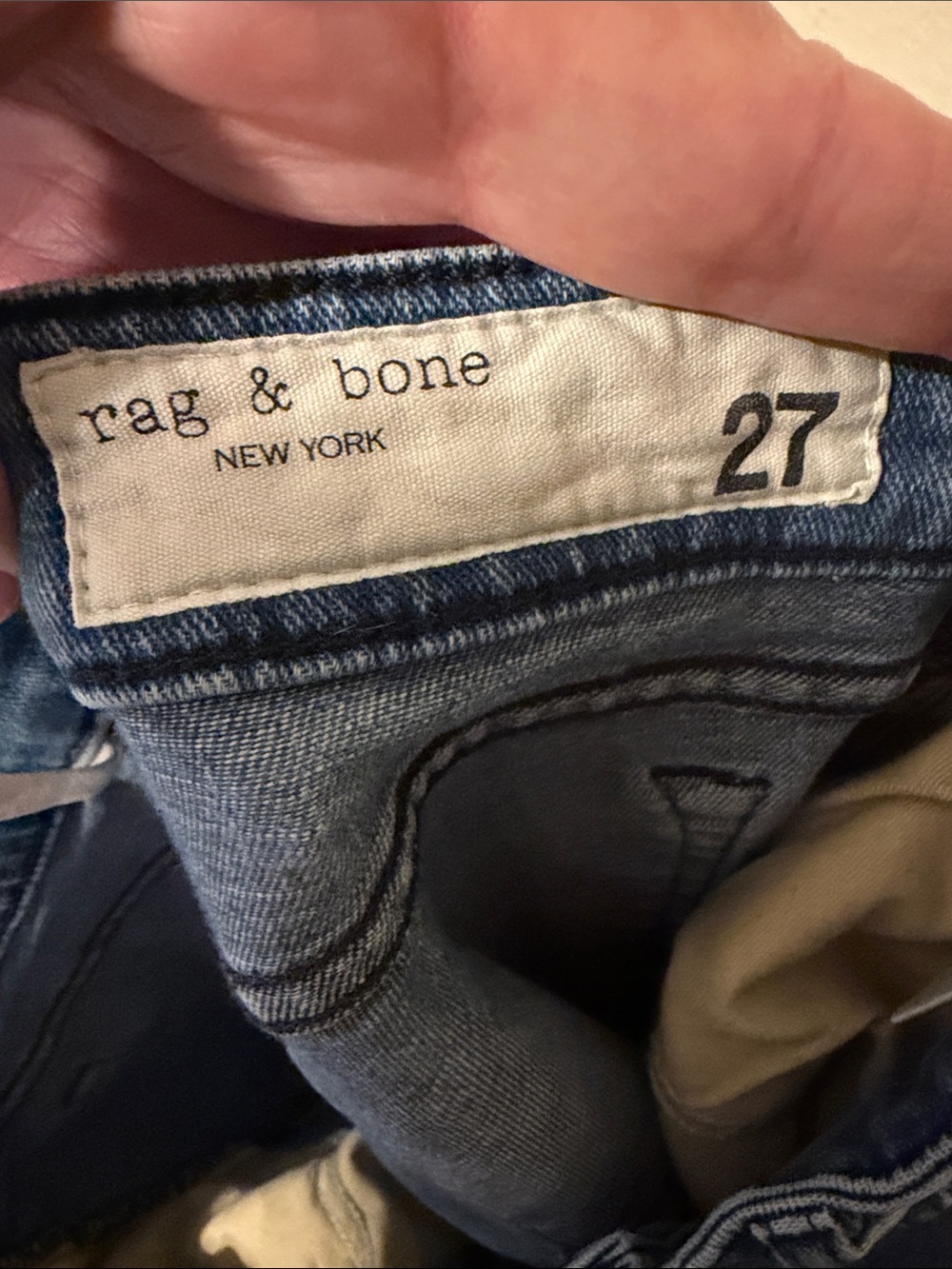 Rag & Bone Dre Low-Rise Slim Boyfriend Jeans Size 27 - Picture 7 of 9